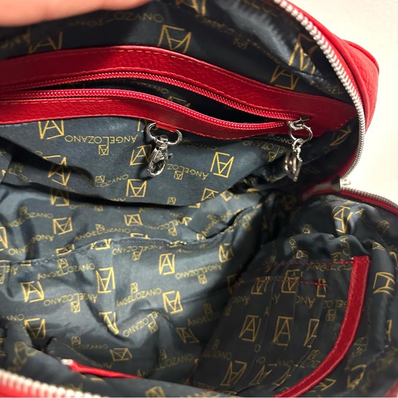 Angel Lozano Angelozano Leather bag and Handcrafted Bag Purse Crossbody. - Picture 10 of 15